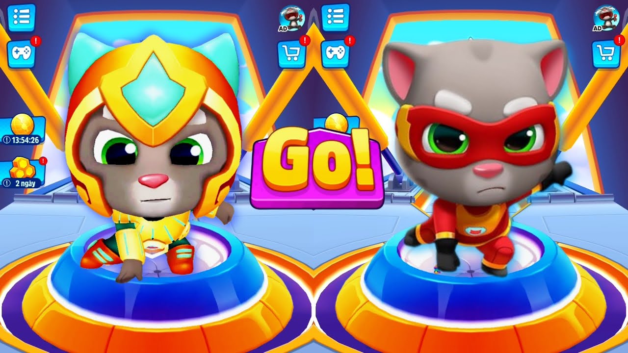 Talking Tom Gold Run Funny Fails - Gold Flash Tom vs Talking Tom vs Other Super Heroes