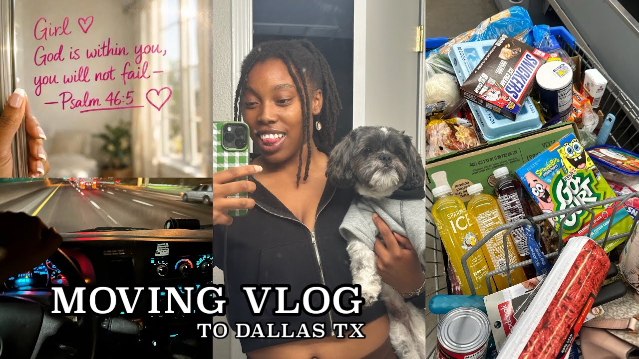 MOVING VLOG( FROM LOUISIANA TO DALLAS TX)