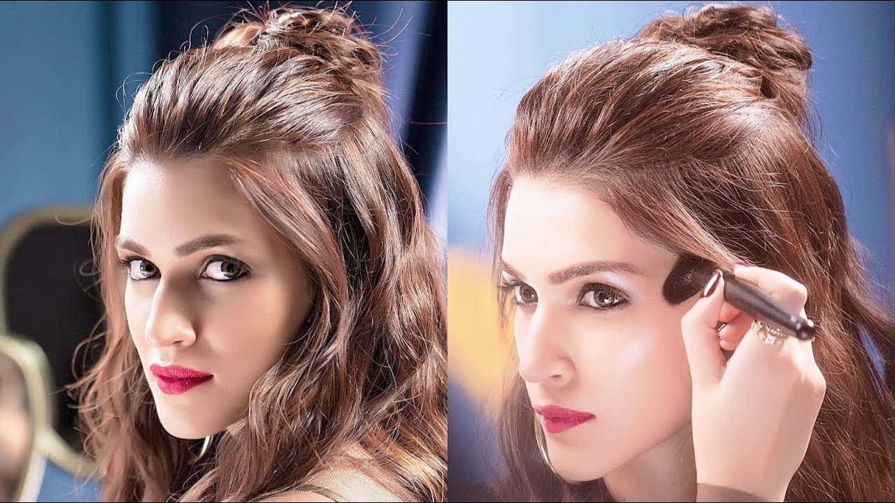 Front hairtsyle | Front half up hairstyle | hair style girl | celebrity hairstyle | hairstyle