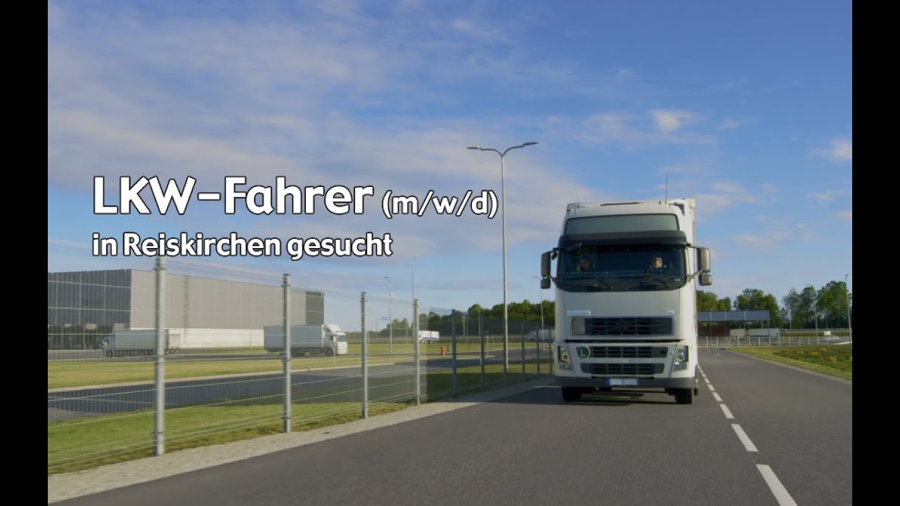 LKW-Fahrer (m/w/d) in Reiskirchen, gesucht: