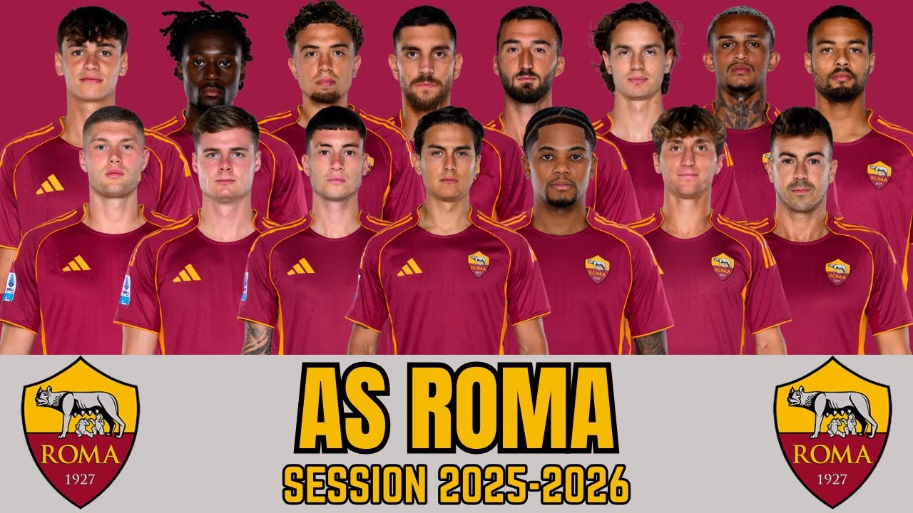 AS ROMA SQUAD | Session 2025-2026 | UPDATED | Players, Countries & Position