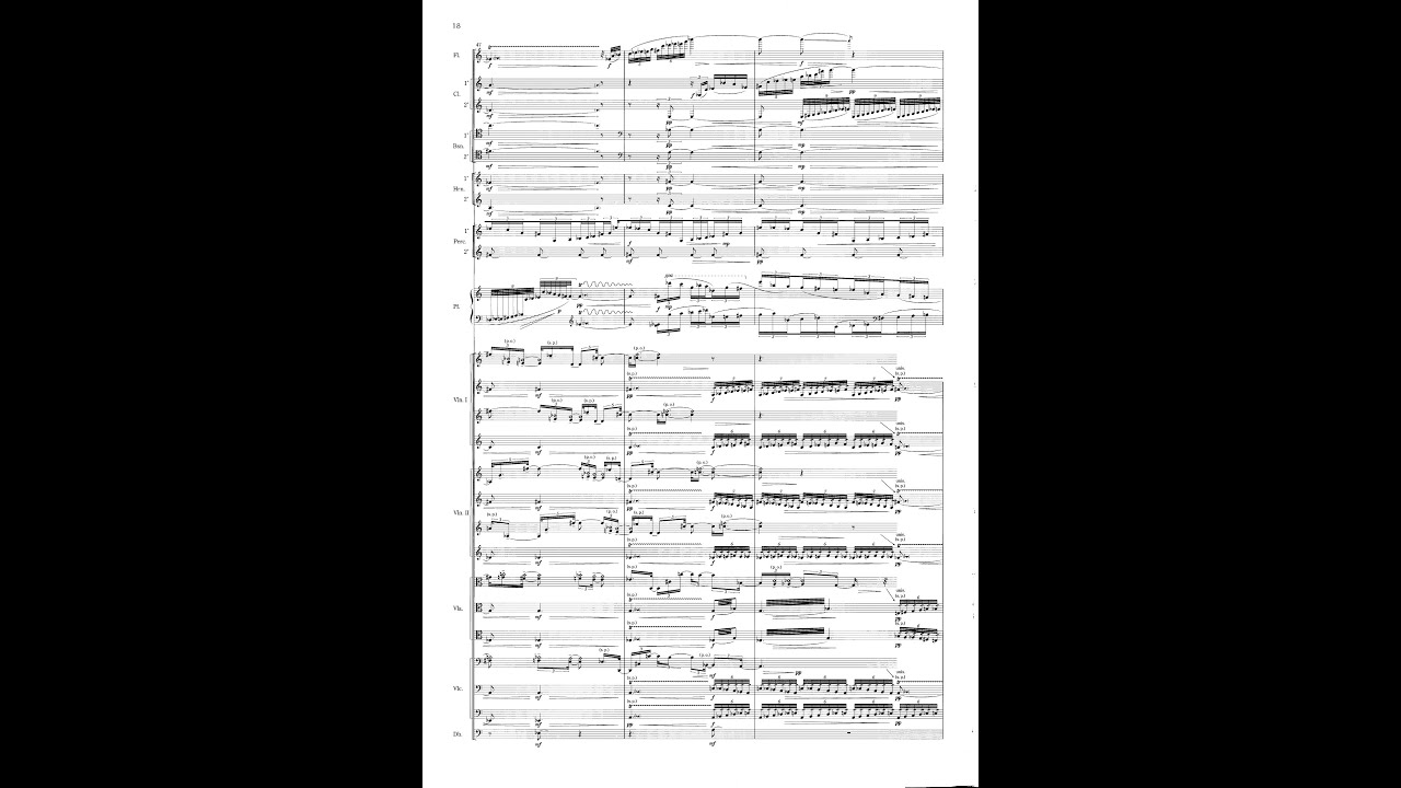 Toshio Hosokawa (細川俊夫) - Lotus under the Moonlight for Piano and Orchestra 月夜の蓮