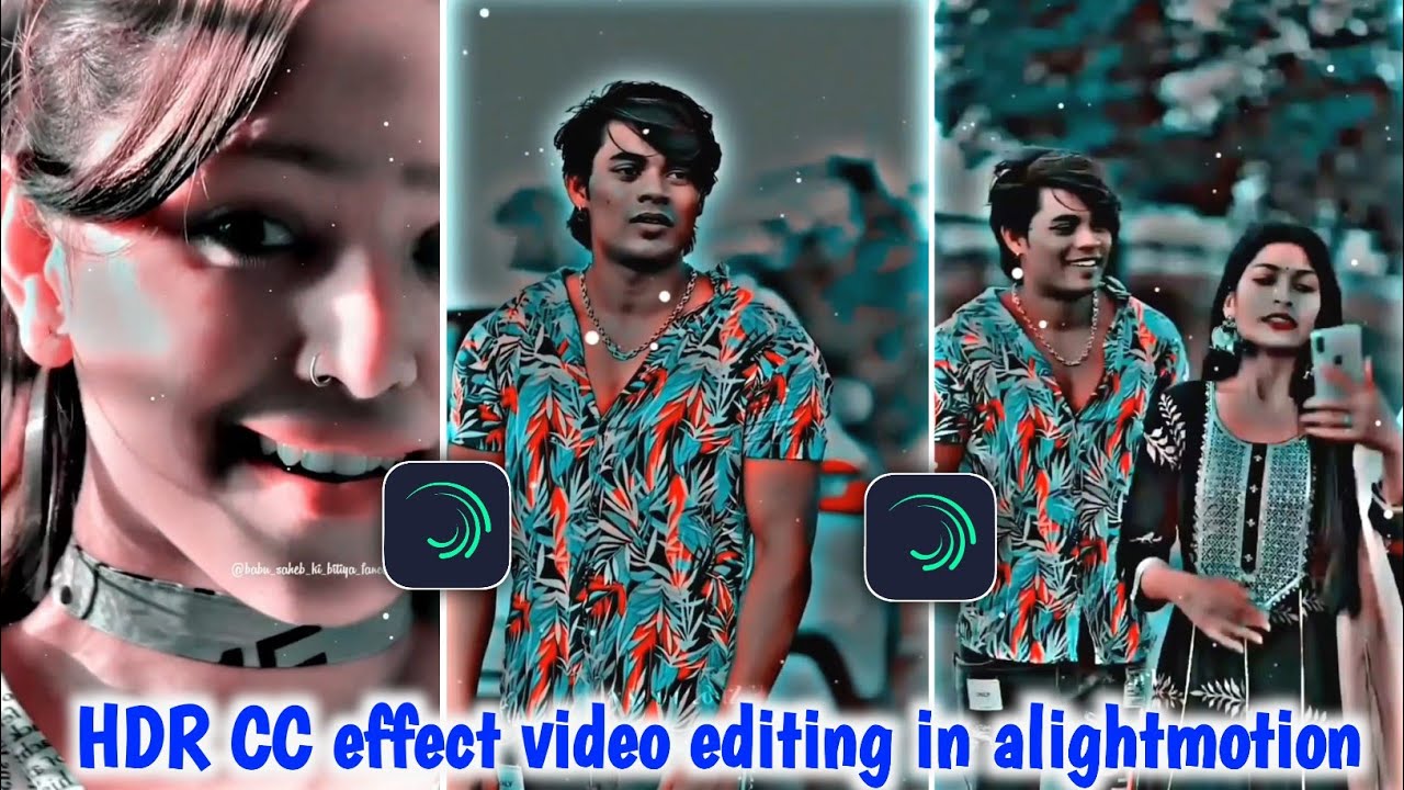 HDR brown color video editing alightmotion || Tiktok Trending HDR effect || Hdr cc video editing