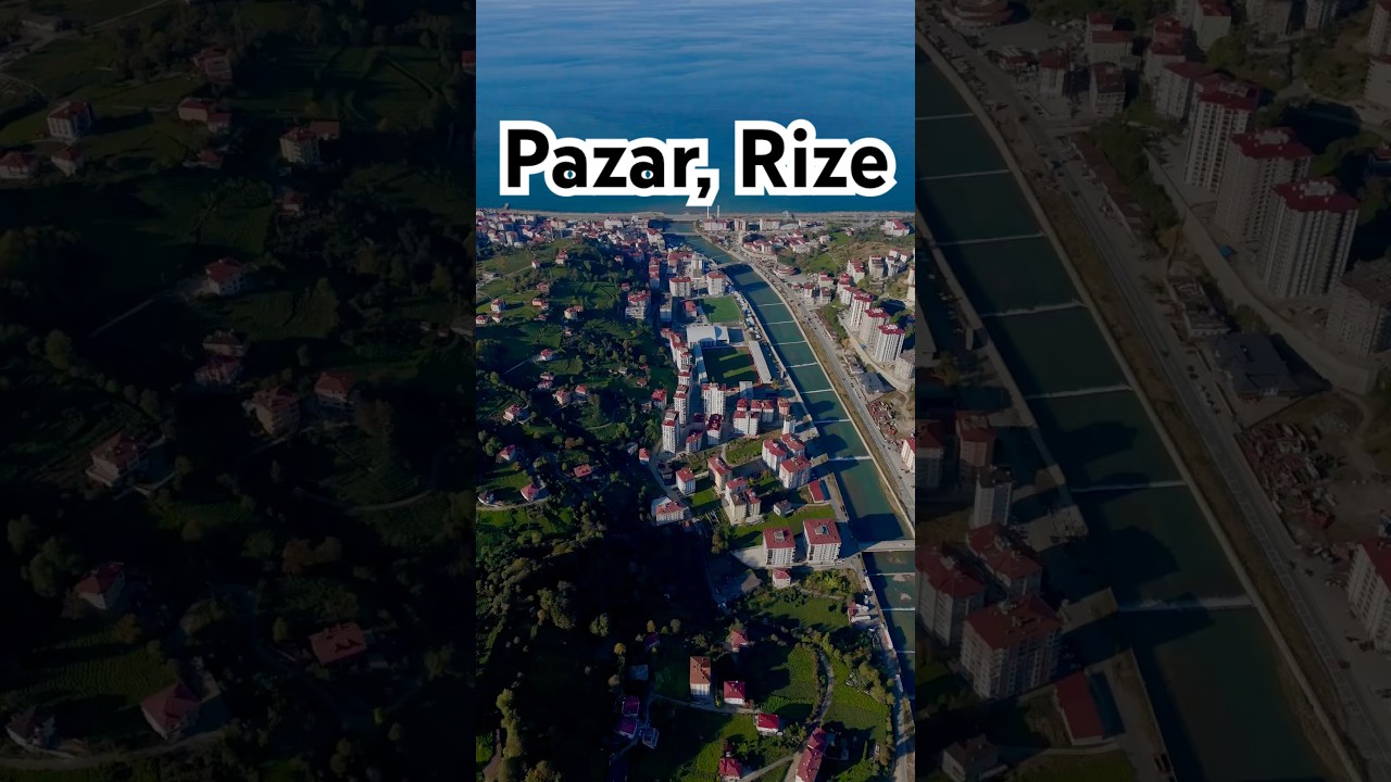 Pazar, Rize. 4K #t&uuml;rkiye #drone