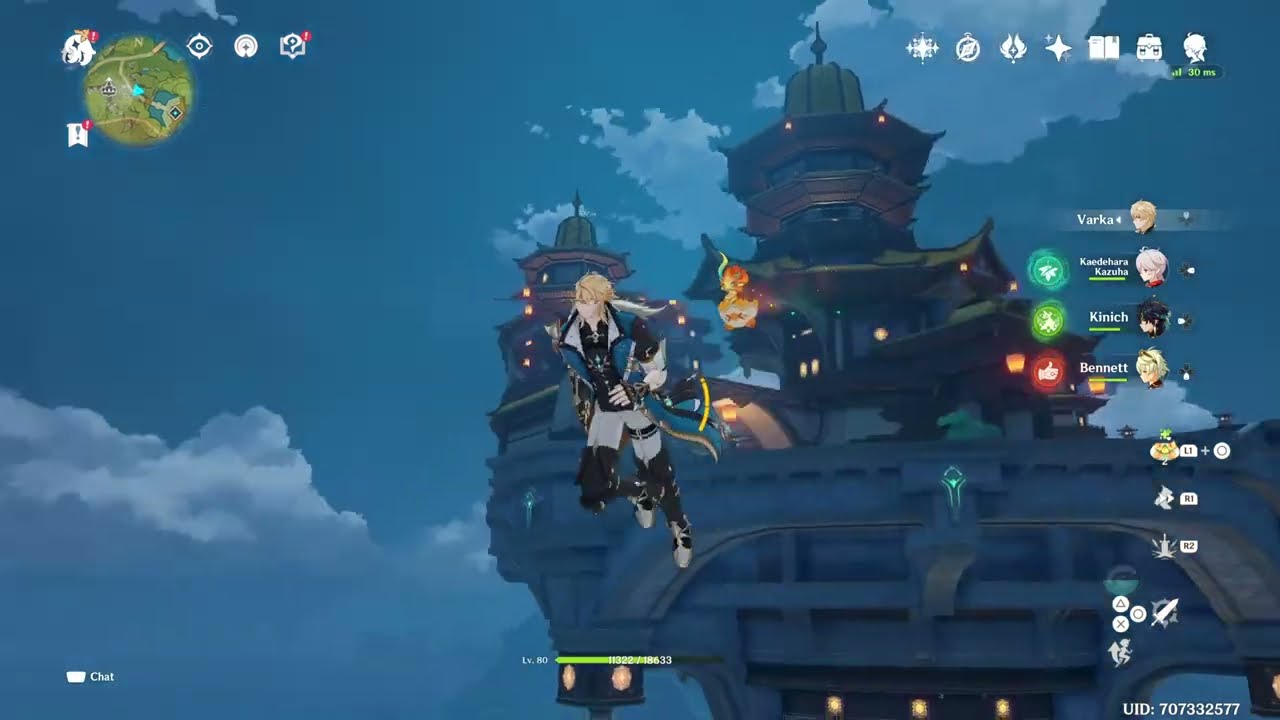 The varka aura walk glitch 🚶‍♂️🚶‍♂️🚶‍♂️ check description. #genshinimpact 