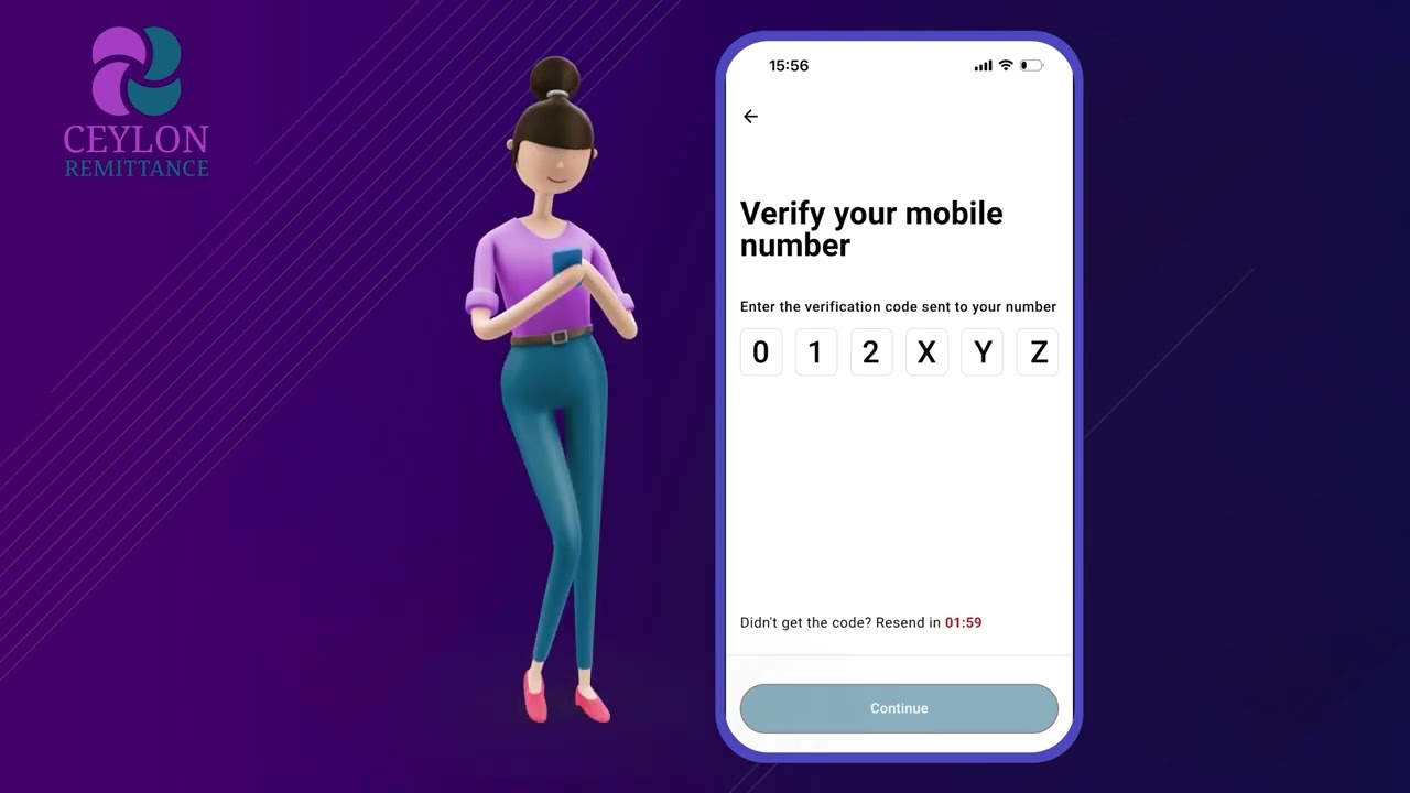 How to register to the Ceylon Remittance App - English