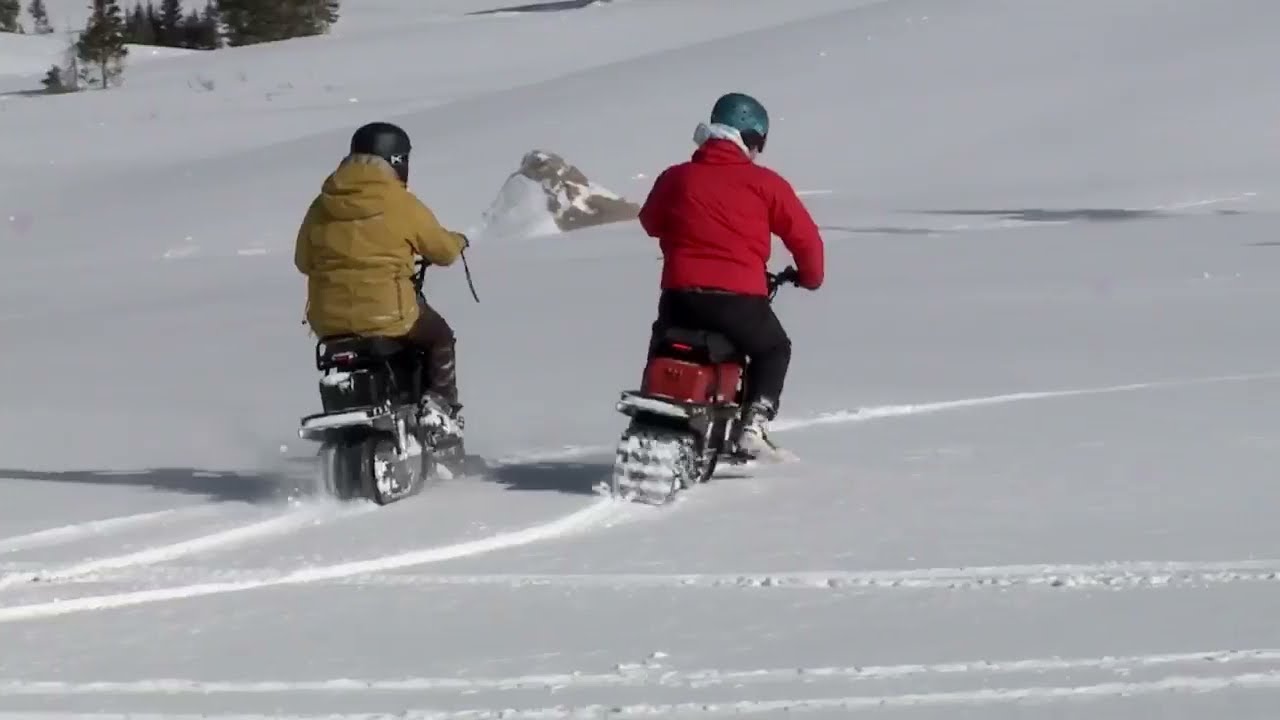 Moonbikes are the latest thing in Winter recreation