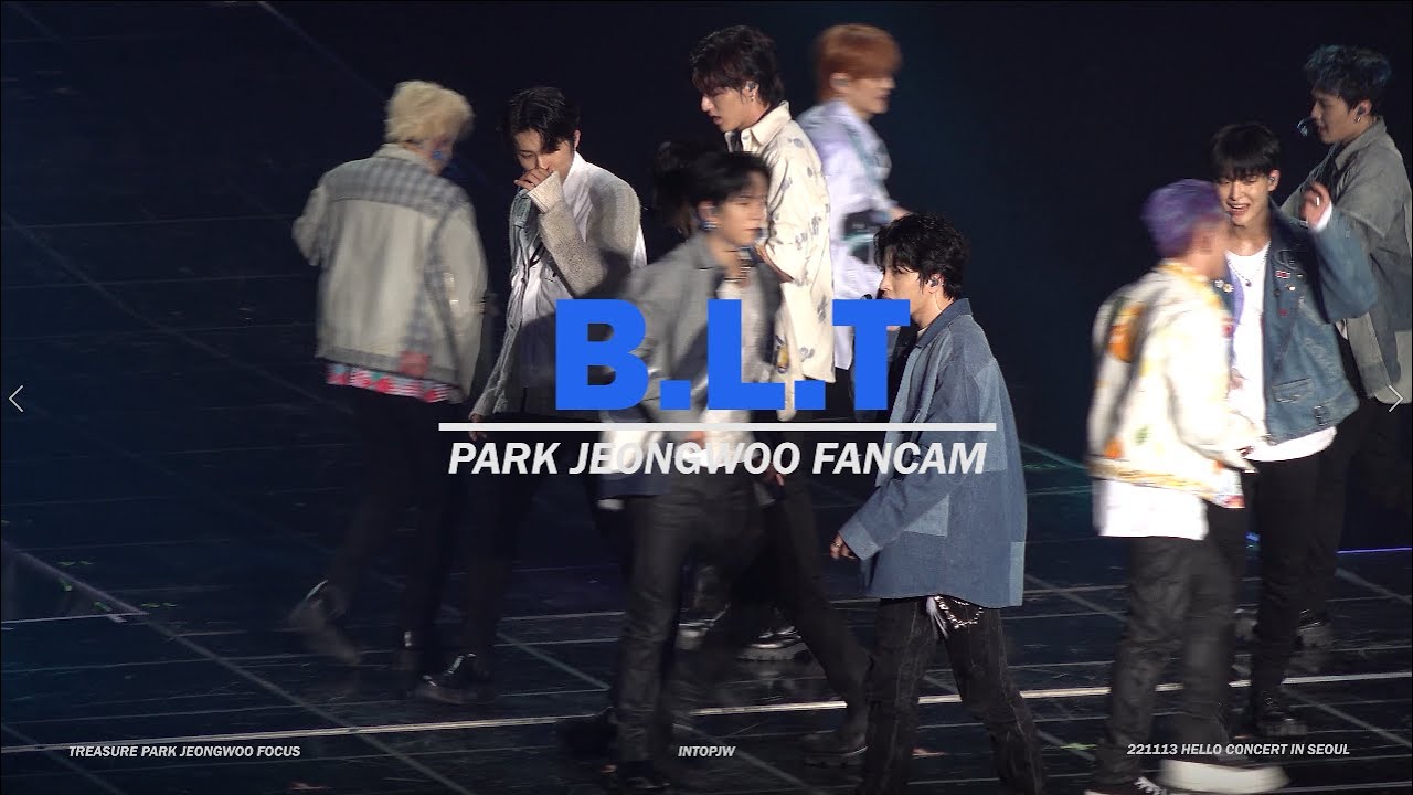 221113 트레저 박정우 콘서트 'BLT' 4K 직캠 PARK JEONGWOO 'BLING LIKE THIS' FANCAM TREASURE TOUR 'HELLO' IN SEOUL