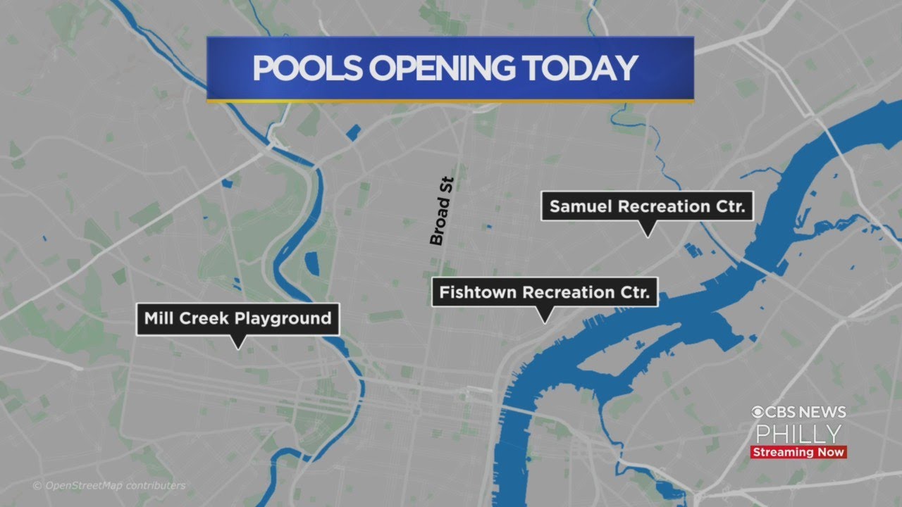 Philadelphia City Pools Begin Opening Tuesday