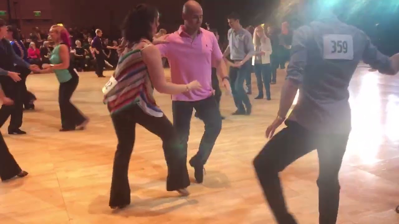 #westcoastswing Jack & Jill Thomas Devereux Easter Swing 2018 Novice Semis Song 2