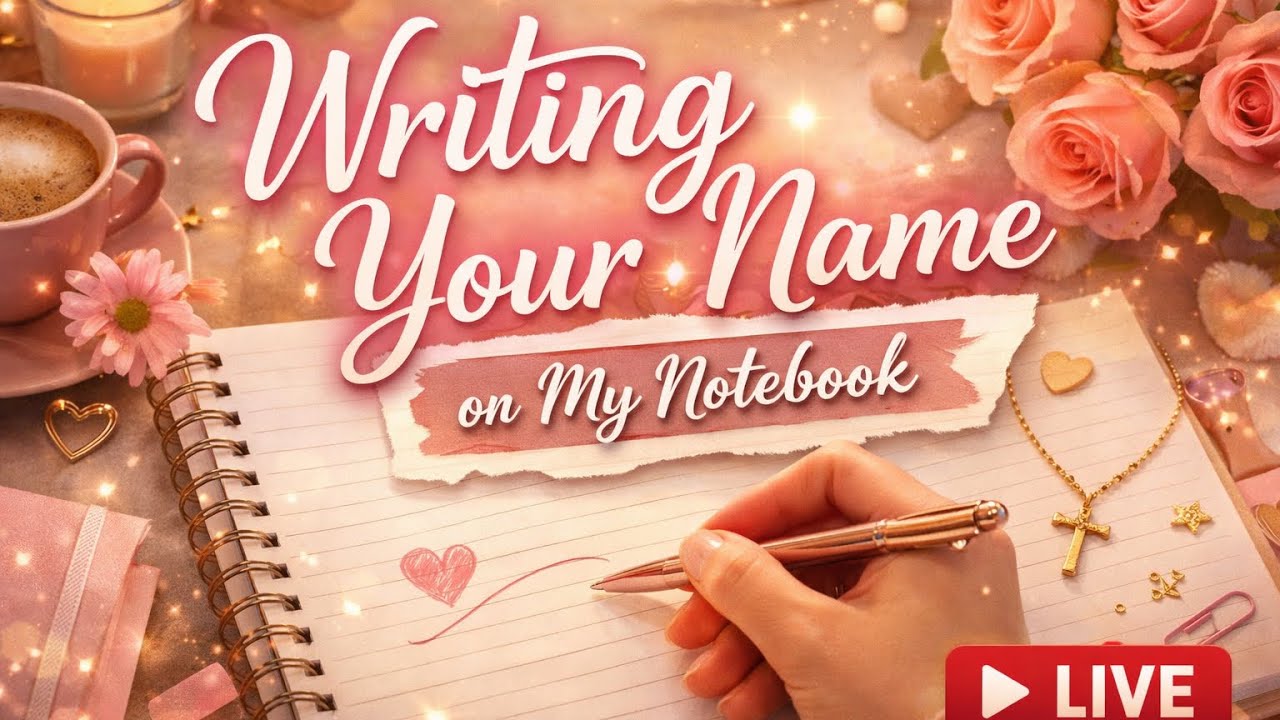 Writing names live 💕