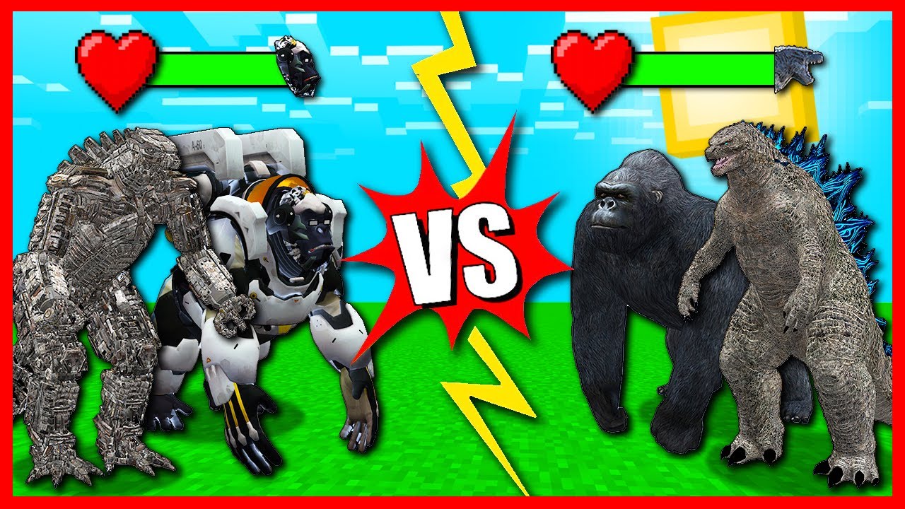 ROBOT ÇETESİ VS GODZİLLA ÇETESİ! 😱 - Minecraft