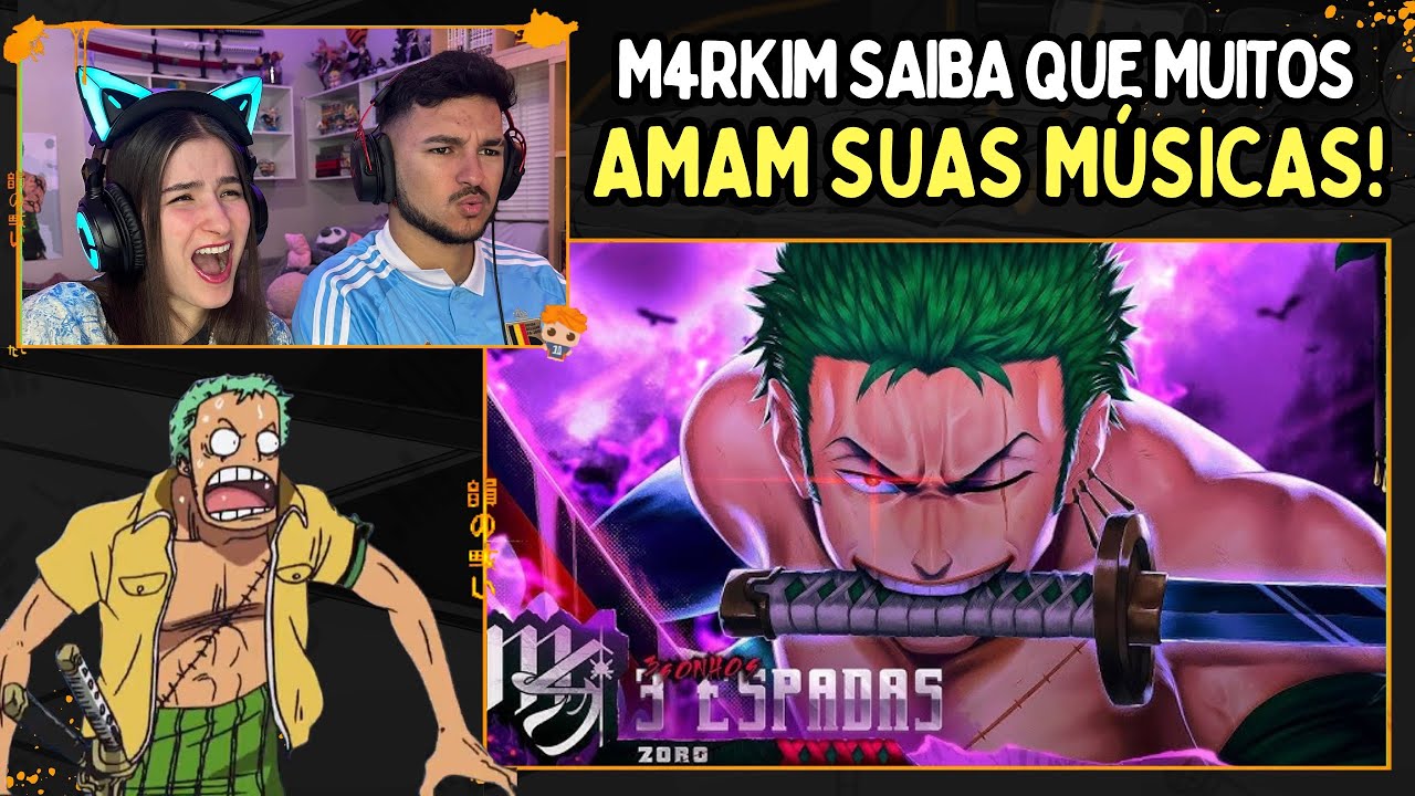 Roronoa Zoro  - 3 Sonhos, 3 Espadas | M4rkim (One Piece) | Apenas uma Live