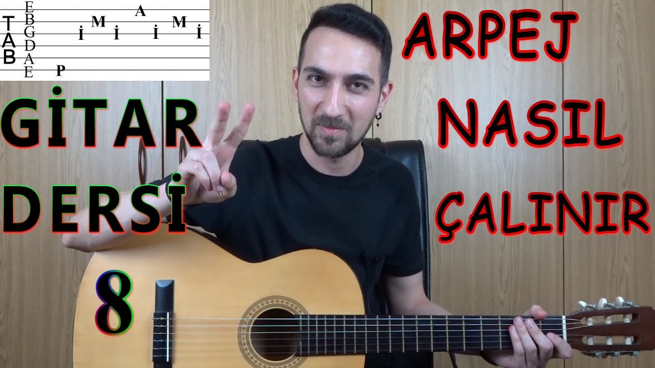 Gitar Dersi 8 - Gitarda Arpej Nasıl Çalınır ? | Ahmet Aday