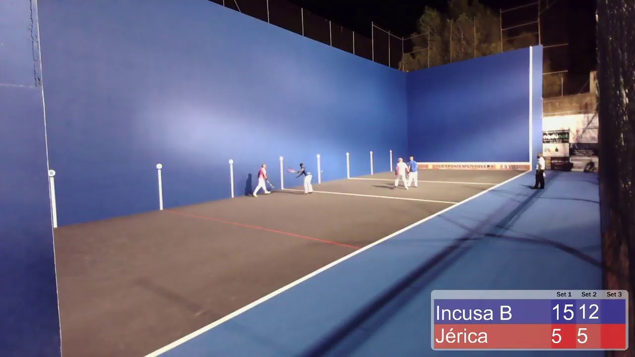 Primera jornada del Campeonato de España de Clubes Frontenis preolímpico 30 m