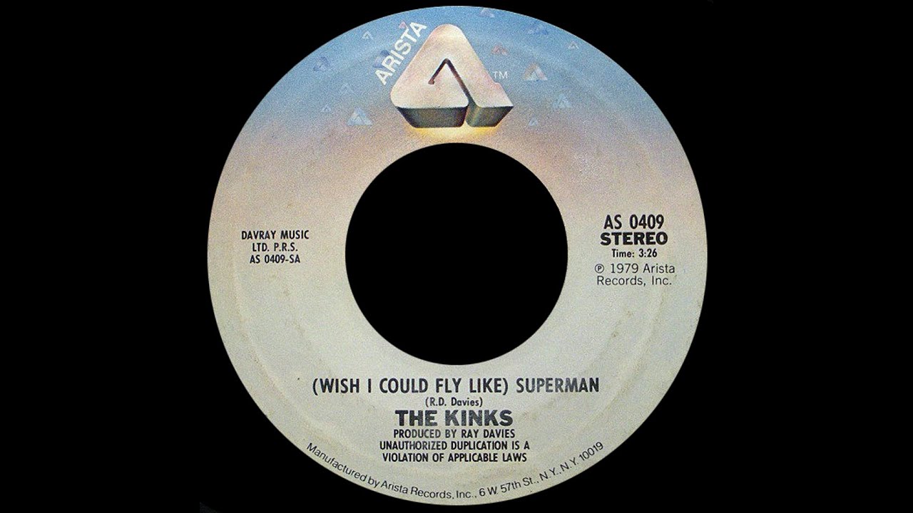 The Kinks ~ (Wish I Could Fly Like) Superman 1979 Disco Purrfection Version