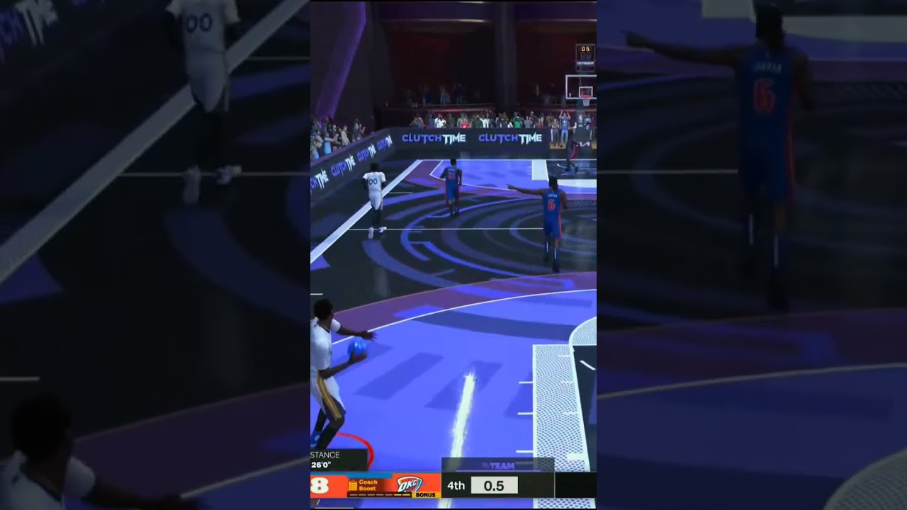 Impossible full court shot, Wilt Chamberlin #nba2k24 #next gen #myteam