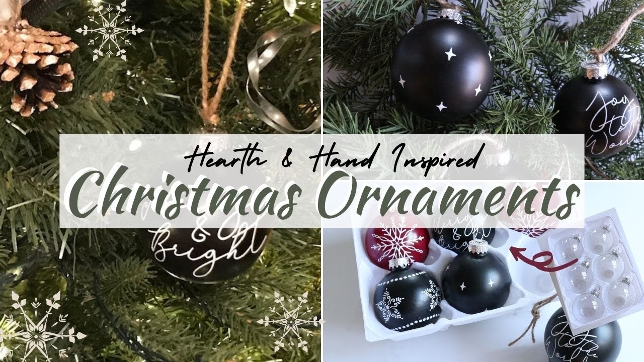 DIY Christmas Ornaments - Hearth & Hand Inspired