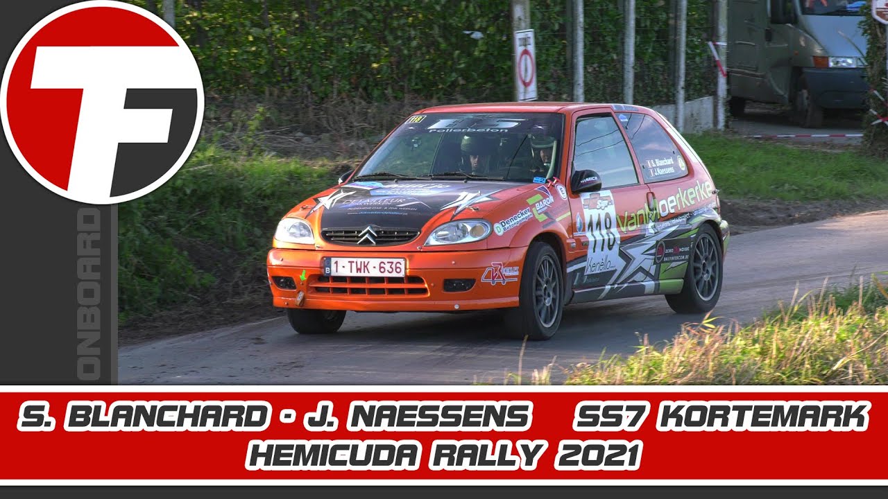 Onboard | S. Blanchard - J. Naessens | SS7 Kortemark | Hemicuda Rally 2021