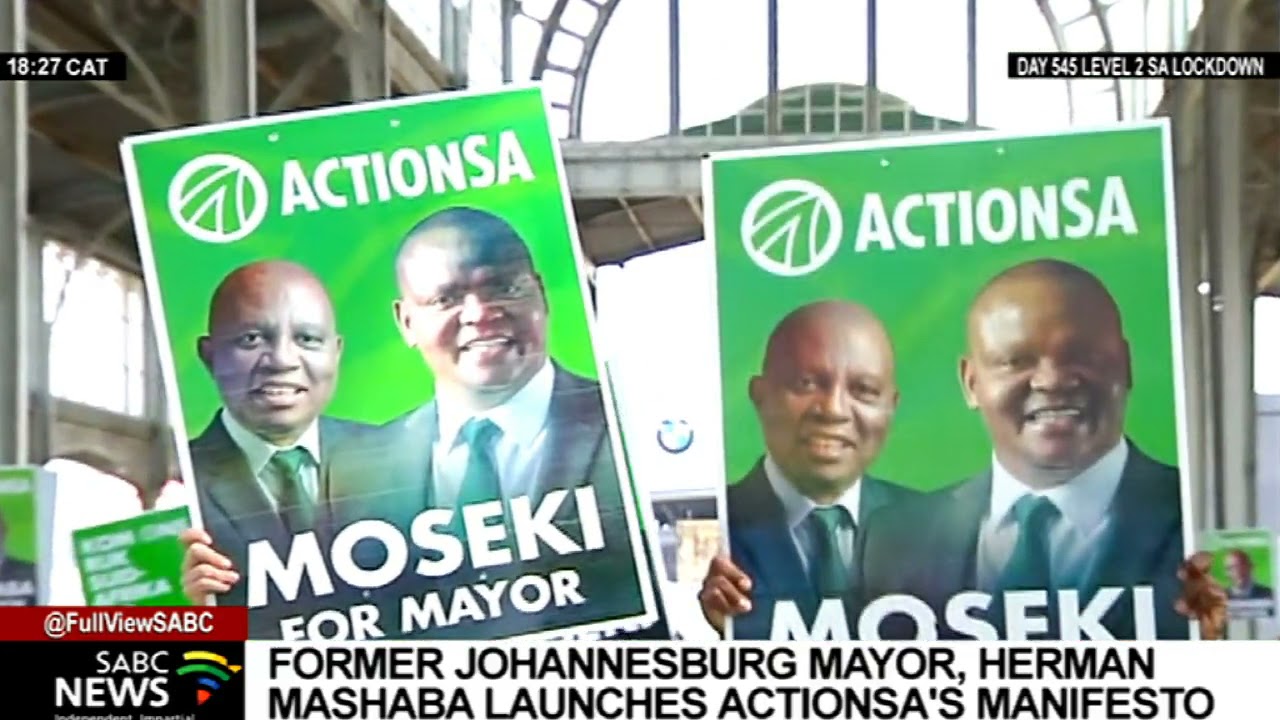 LGE 2021 | ActionSA's Herman Mashaba launches the party's manifesto