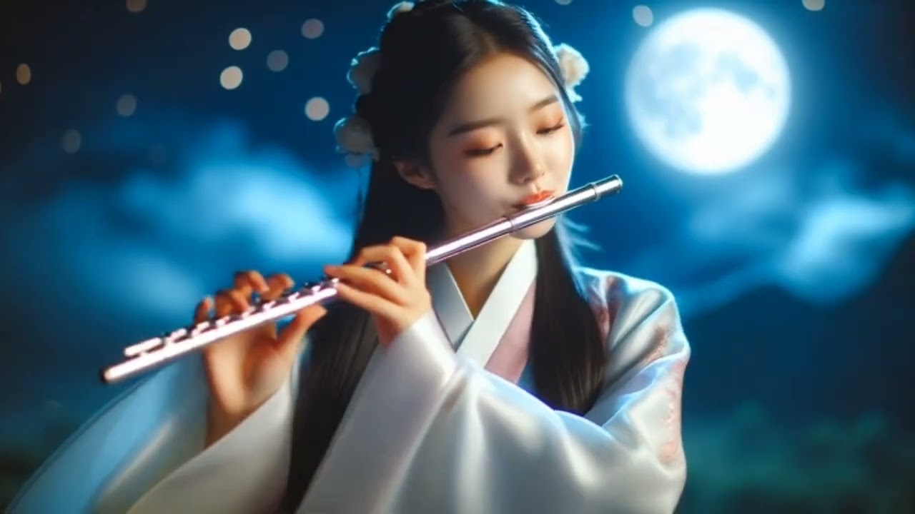 Enchanting Night Flute Performance | Traditional Costume & Peaceful Vibes
