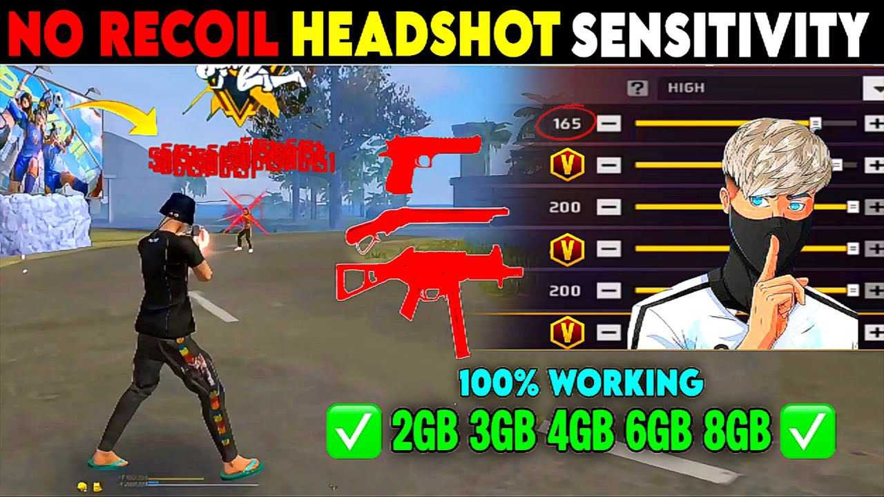 Free Fire Max Auto Headshot Trick 2026 Sensitivity ⚙️ 2gb, 3gb, 4gb Ram Headshot Sensitivity Setting