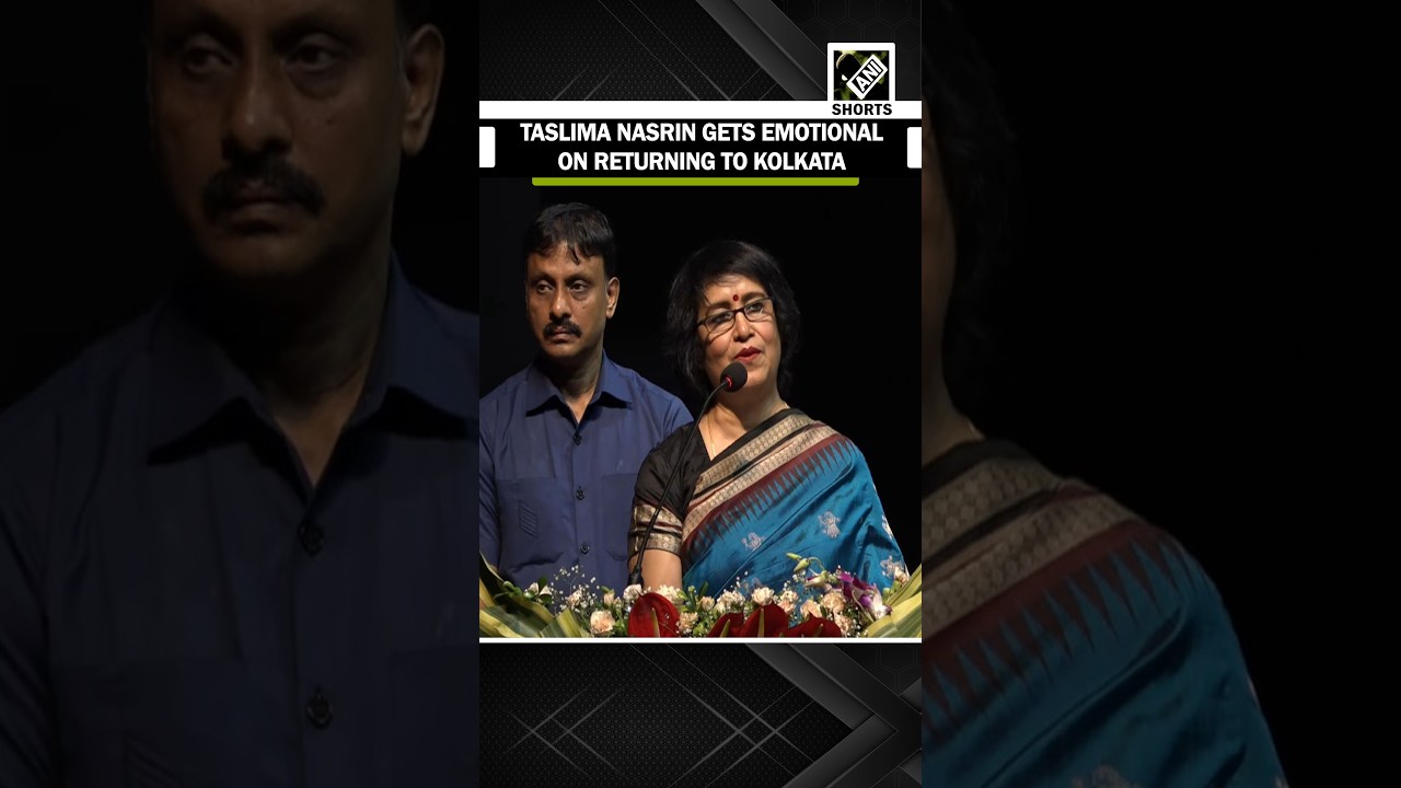 Author Taslima Nasrin Gets Emotional on Returning to Kolkata After 19 Years