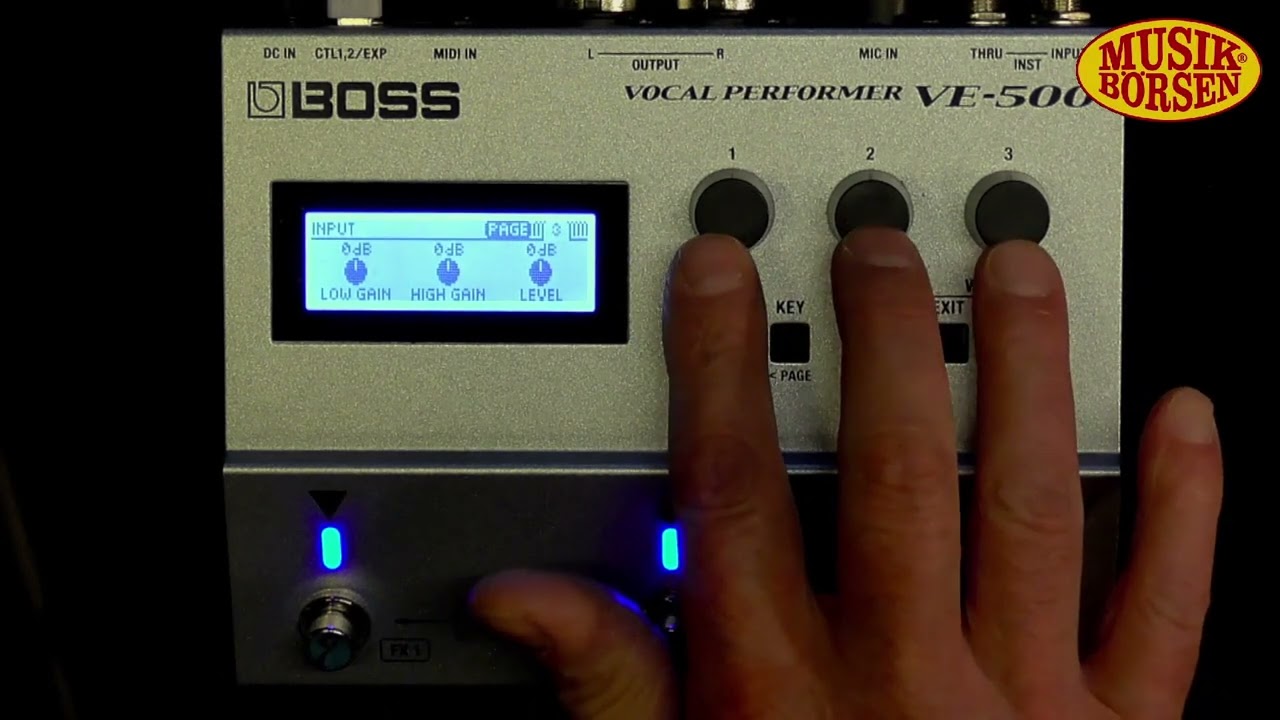 En liten genomgång av Boss VE-500