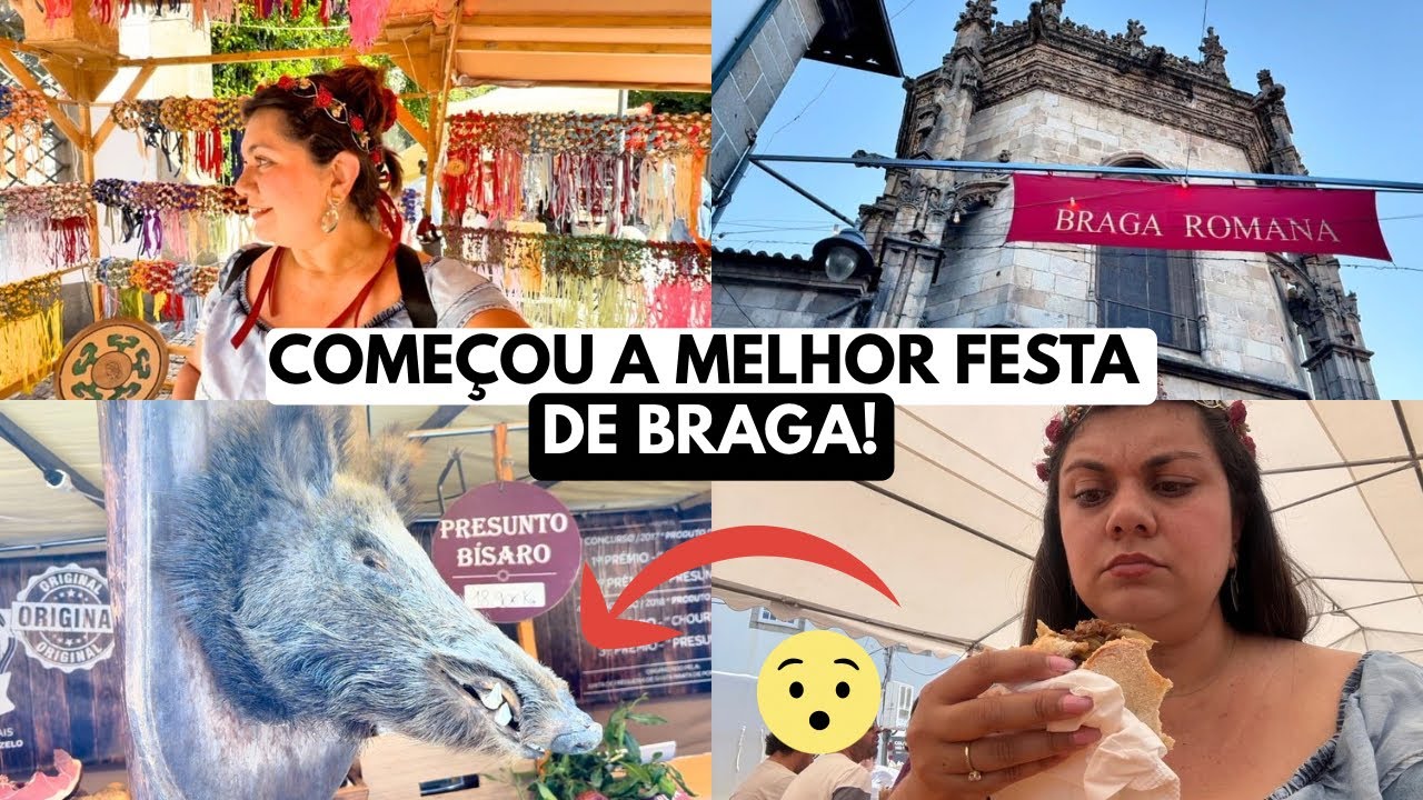 BRAGA ROMANA 2025: A FESTA MAIS INCRÍVEL DE BRAGA COMEÇOU/ (BRACARA AUGUSTA)
