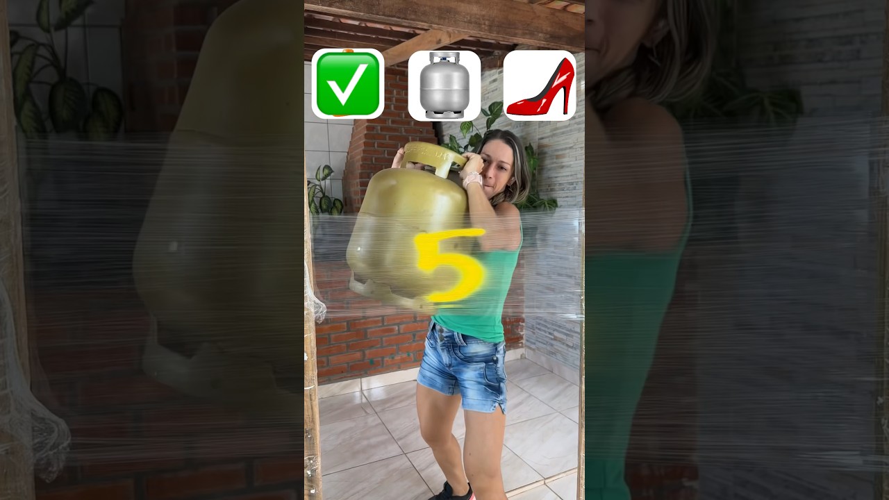 Ser&aacute; que o buj&atilde;o de g&aacute;s vai rasgar o pl&aacute;stico filme?!😱 #shorts #challenge