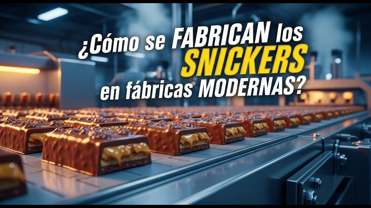 Como se fabrican los snickers en fabricas modernas proceso real