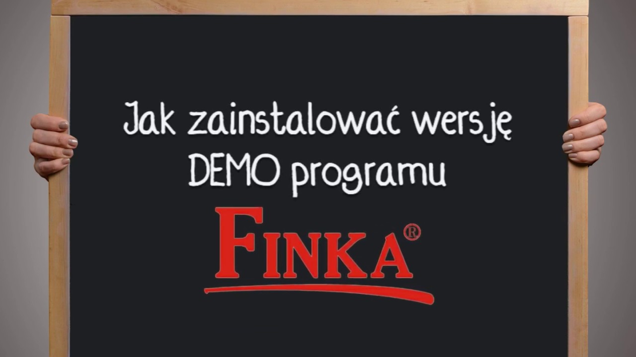 Jak zainstalować wersję DEMO programu FINKA
