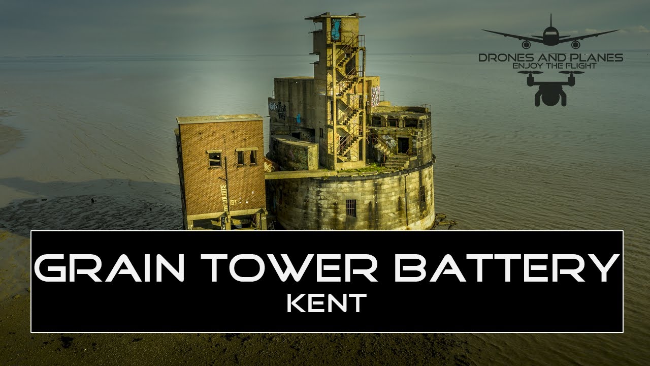 Grain Tower Battery Kent - HD Drone Footage - DJI Mavic 2 Pro