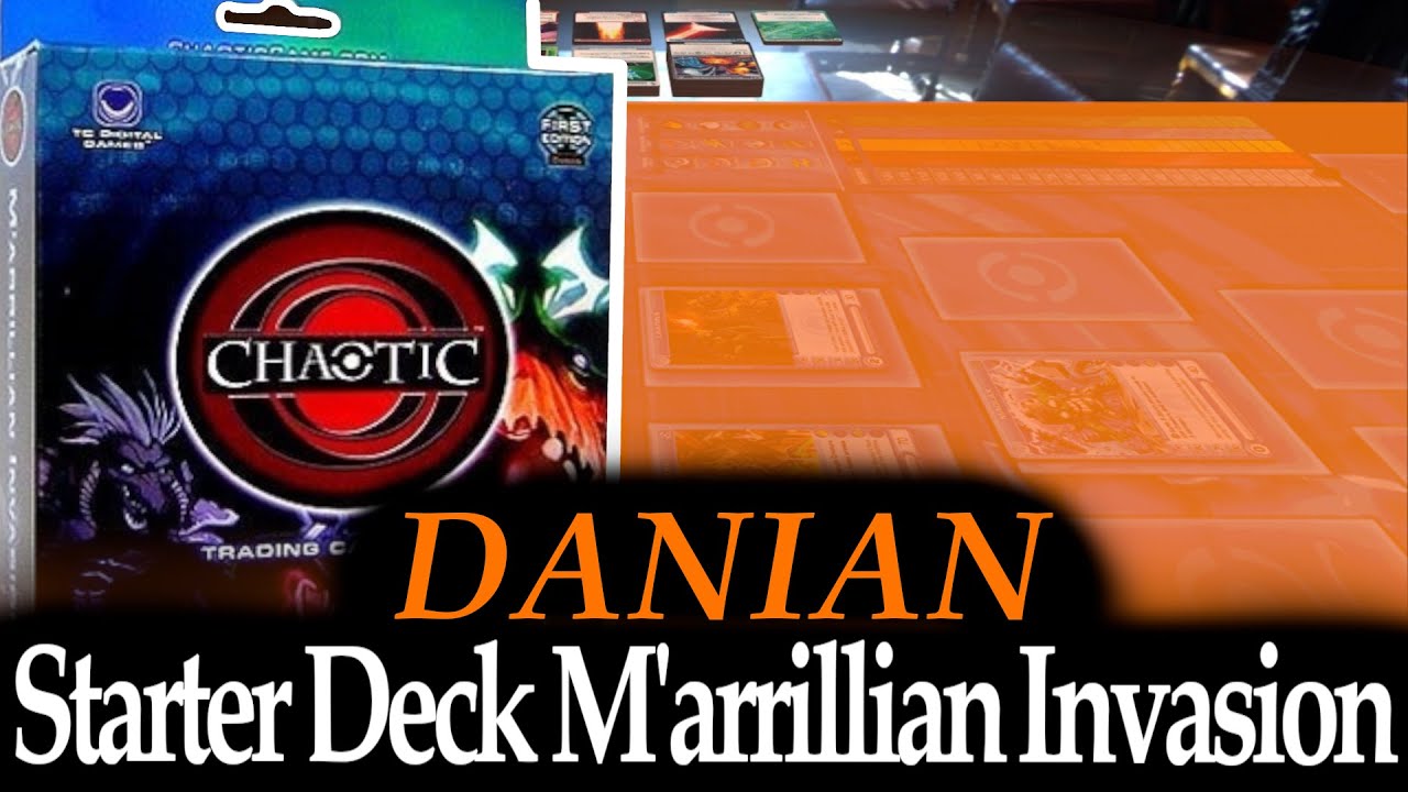 Chaotic TCG | UNBOXING e REVIEW:  Deck Pré-Construído DANIAN (M'arrillian Invasion Starter Deck)