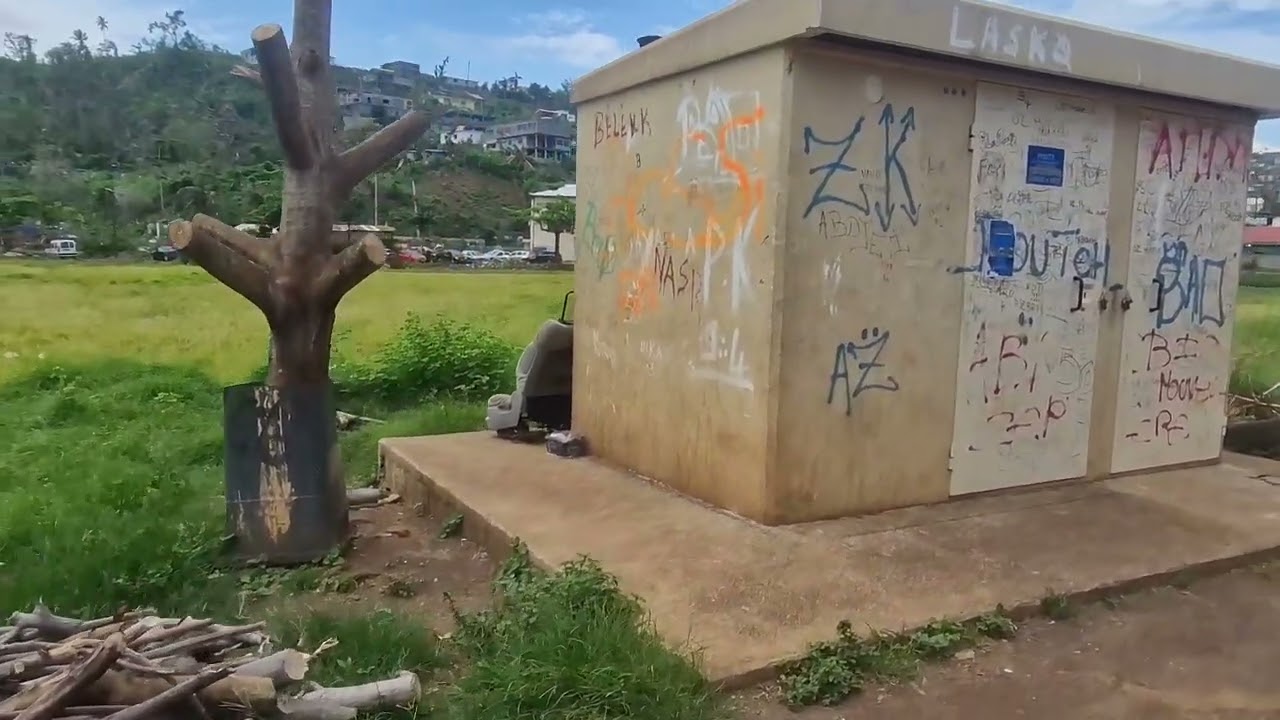 Mayotte à mtsangamouji après le passage du chido
