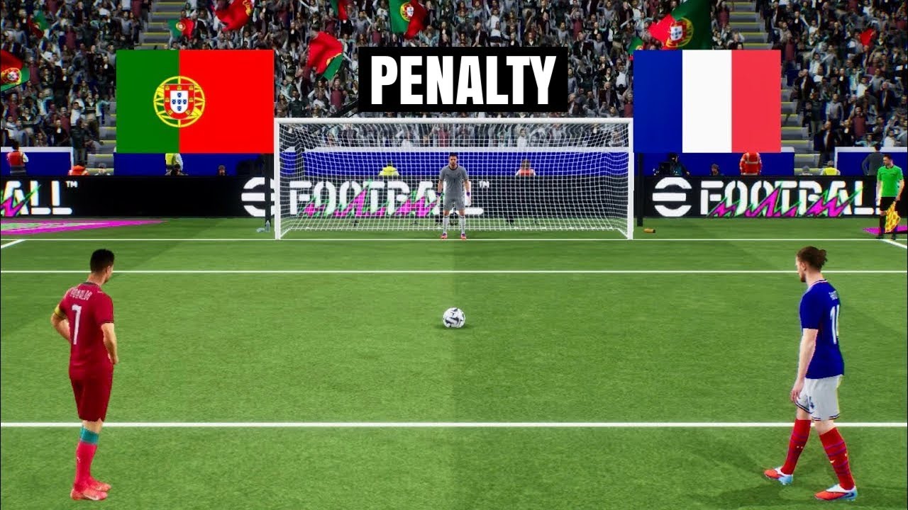 PORTUGAL VS FRANCE PENALTY SHOOTOUT | POR VS FRA MATCH | RONADO VS MBAPPE