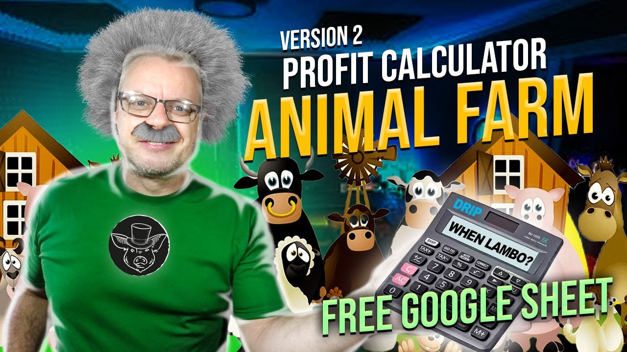 DRIP GARDEN | ANIMAL FARM Strategy Calculator V2!