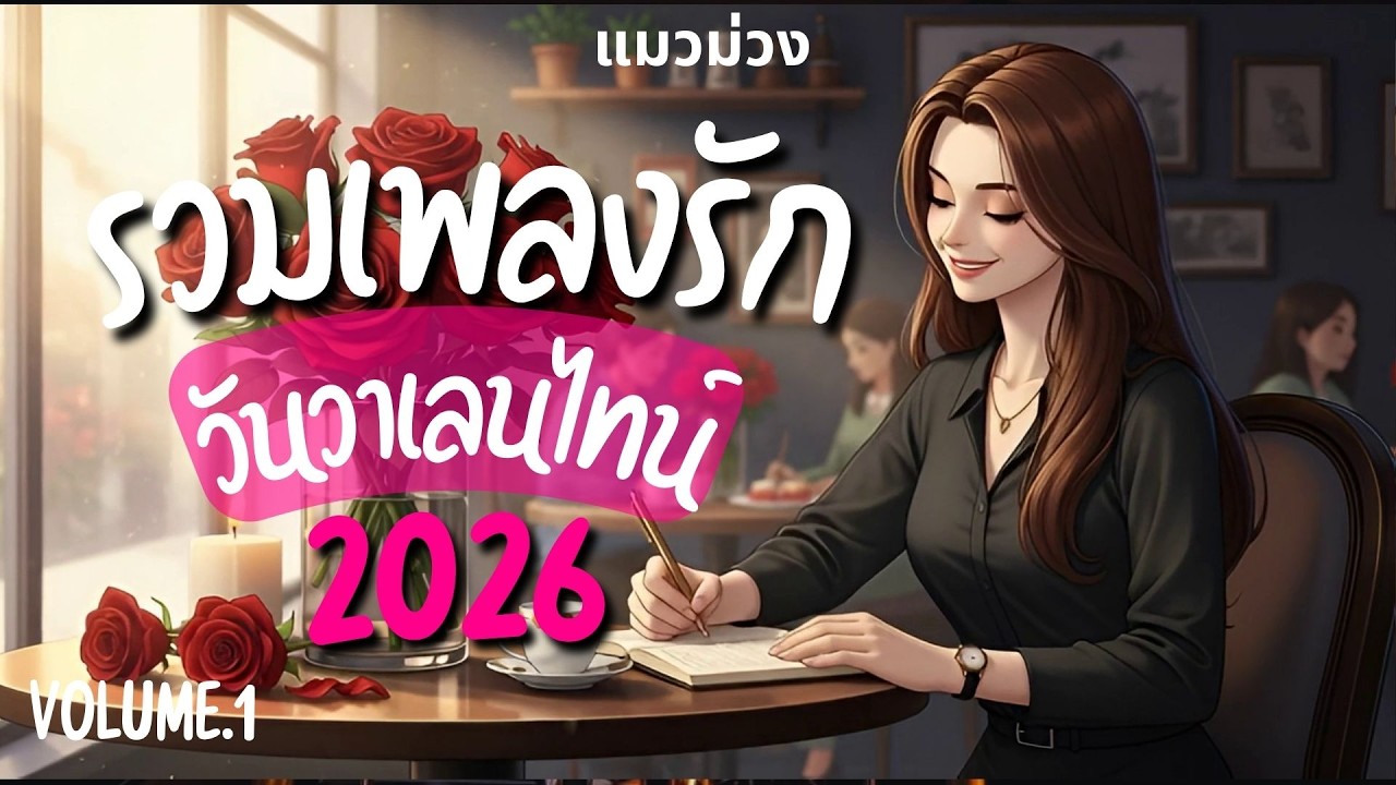 รวมเพลงบอกรัก วันวาเลนไทน์ 2026 ฟังตอนอ่านหนังสือ ตอนทำงาน ตอนขับรถ Vol.1 #เพลงเพราะ #เพลงใหม่ล่าสุด