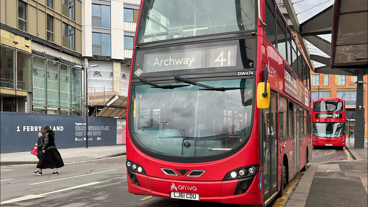 *LJ61 CDU*Arriva London 61Reg VDL/ DB300 Wright Gemini 2
