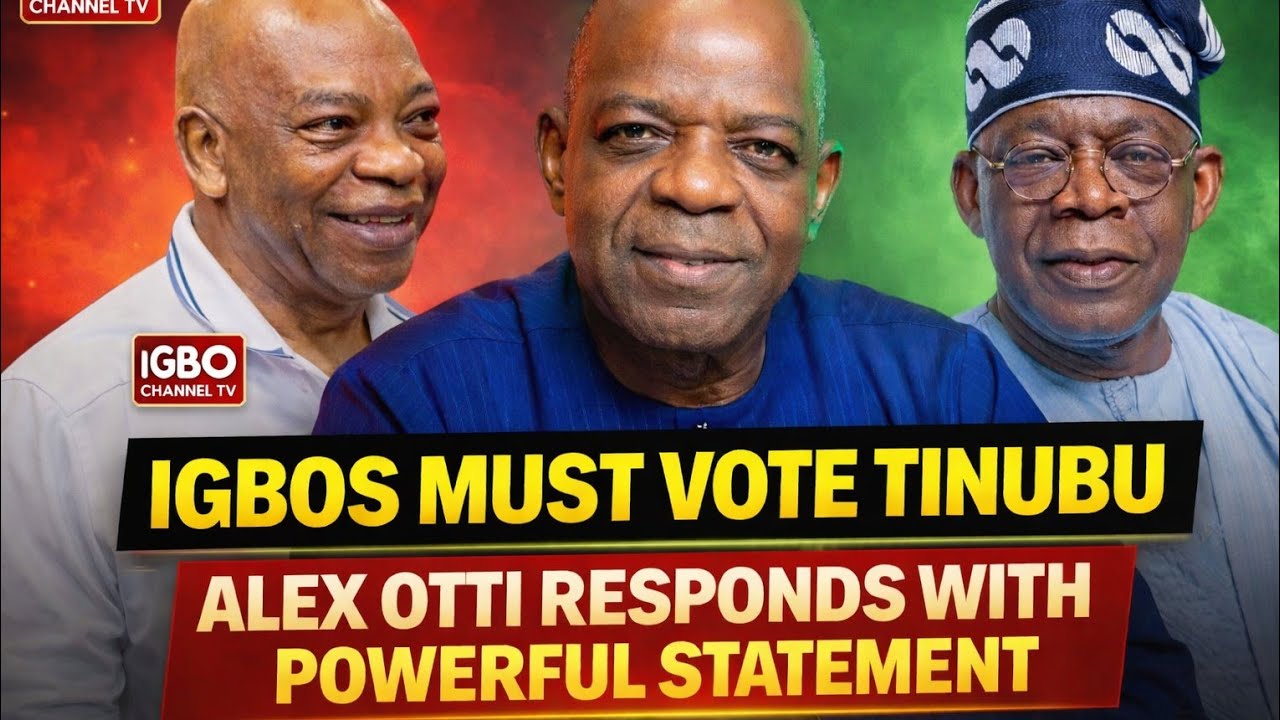 IGBOS MUST VOTE TINUBU! ARTHUR EZE'S CONTROVERSIAL MESSAGE AND ALEX OTTI'S RESPONSE WILL SHOCK YOU!