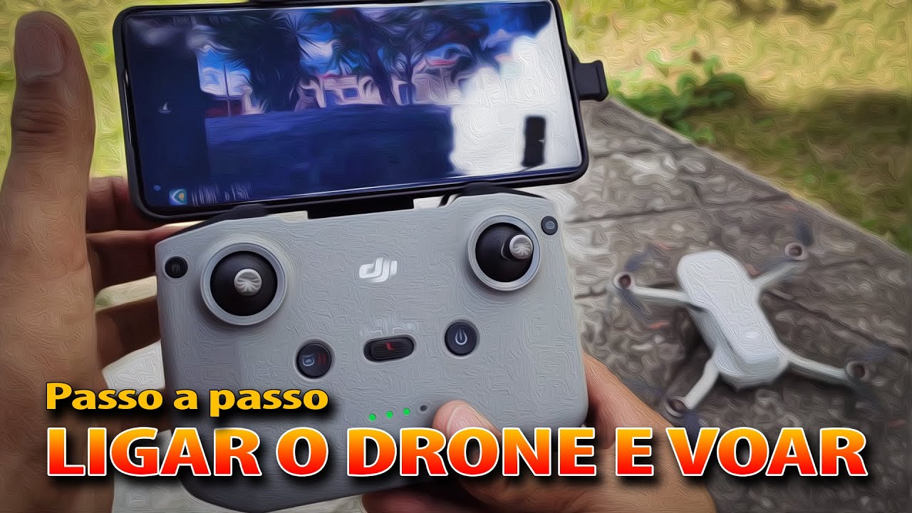 Passo a passo de como ligar o drone e voar - DJi Mini 2