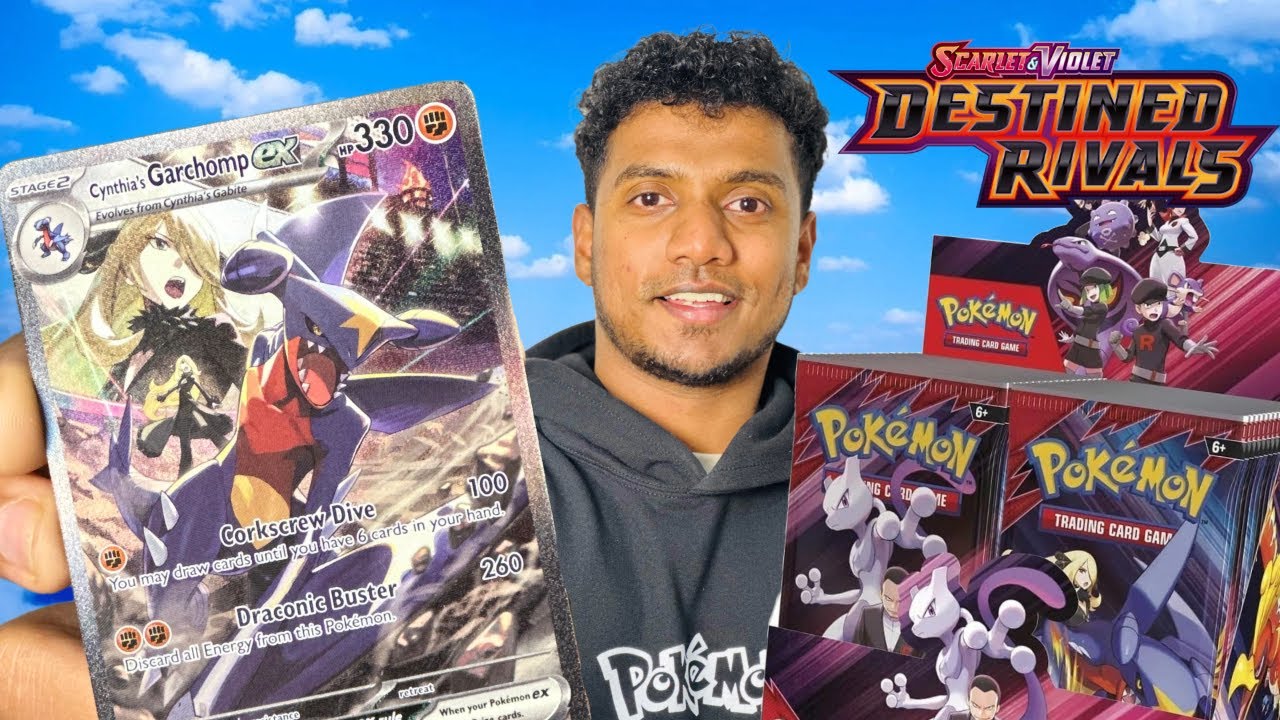 Opening New Pokémon Destined Rivals BOOSTER BOX – Hit ആണു Hit! 😱 | പുതിയ പോക്കിമോൺ ETB തുറക്കാം!