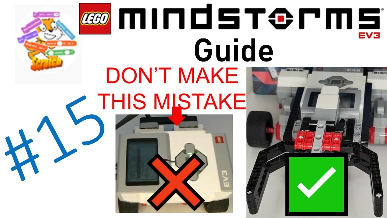 Build GOOD ROBOTS - My Pro Tips | Lego Mindstorms Ev3 with Scratch Guide [15]