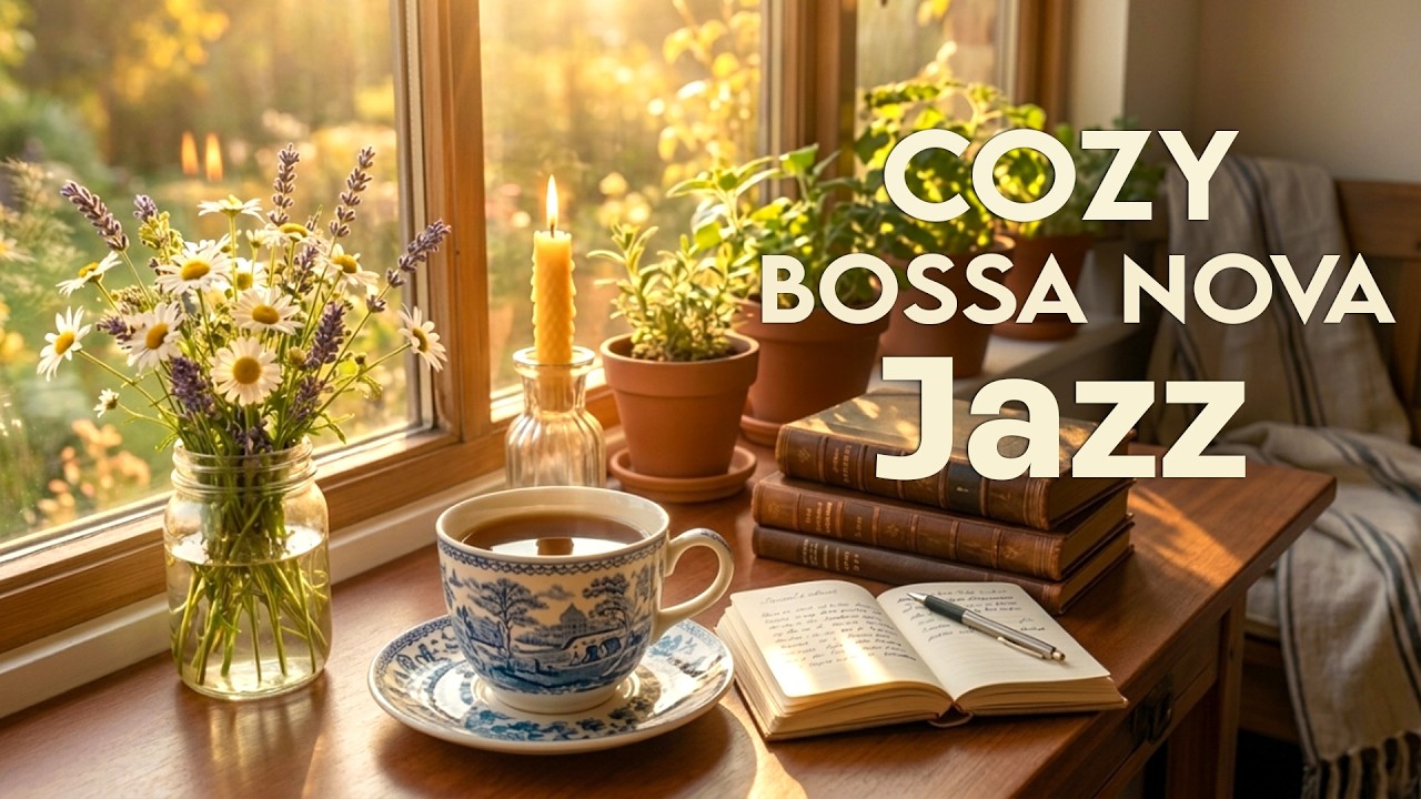 Exquisite Jazz Caf&eacute; ☕ Cozy Window Coffee & Cheerful Bossa Nova Instrumental for a Perfect Morning