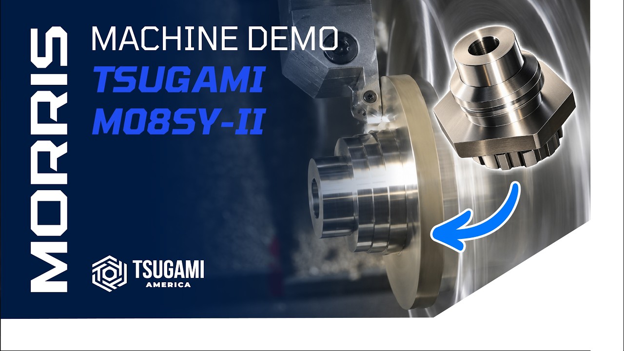 Tsugami M08SY-II Machining Demo