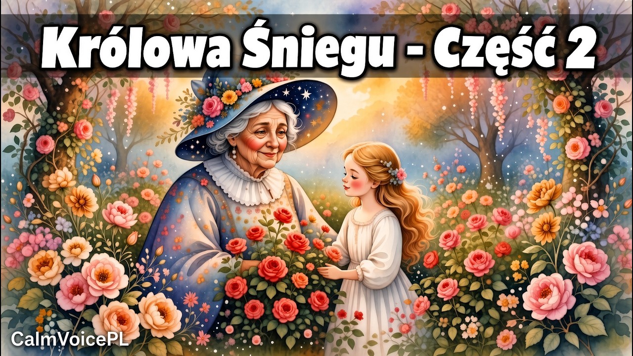 Królowa Śniegu – Część 2/4 | Relaksacyjna Bajka na Dobranoc Andersena (Spokojny Głos)