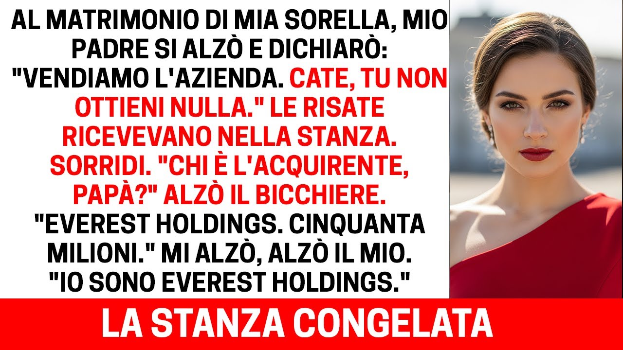 Al matrimonio di mia sorella, mio ​​padre disse: 