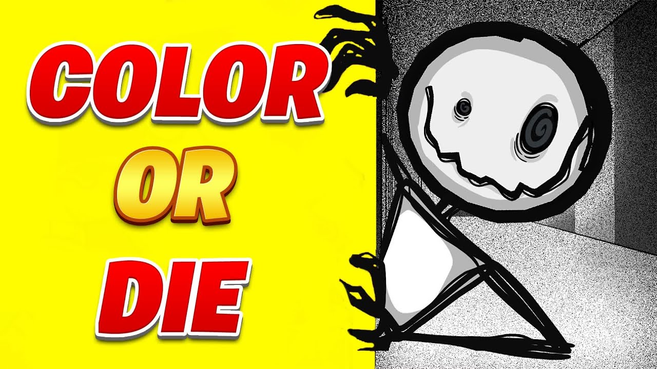 Eu Escapei do Labirinto Colorido!!! Color or Die - Roblox