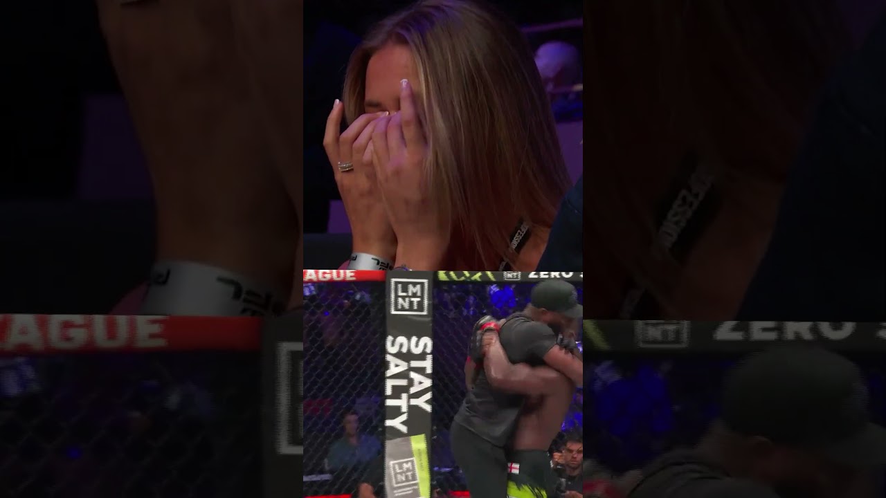 Dakota Ditcheva reacts to Dalton Rosta getting KO'd! 🫣 #MMA #PFL #Shorts