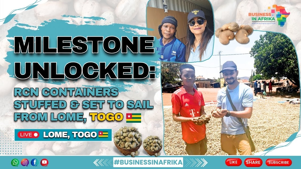 𝐌𝐢𝐥𝐞𝐬𝐭𝐨𝐧𝐞 𝐔𝐧𝐥𝐨𝐜𝐤𝐞𝐝: 𝐑𝐂𝐍 𝐂𝐨𝐧𝐭𝐚𝐢𝐧𝐞𝐫𝐬 𝐒𝐭𝐮𝐟𝐟𝐞𝐝 & 𝐒𝐞𝐭 𝐭𝐨 𝐒𝐚𝐢𝐥 𝐟𝐫𝐨𝐦 𝐋𝐨𝐦𝐞, 𝐓𝐨𝐠𝐨🇹🇬 #businessinafrika